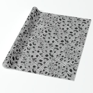 Regalo Papel de ajuste con puntas negras