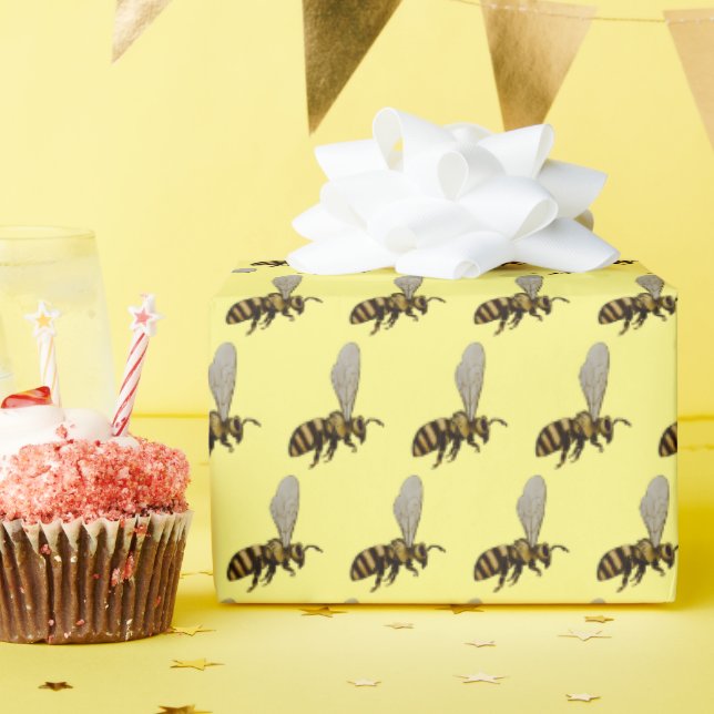 Regalo Papel de ajuste de abejas (Fiesta de cumpleaños )