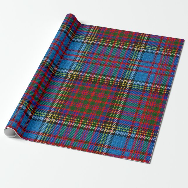 Regalo Papel de ajuste de Anderson Clan Tartan (Desenrollado)
