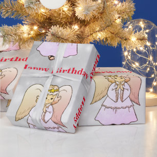 Regalo Papel de ajuste de ángel
