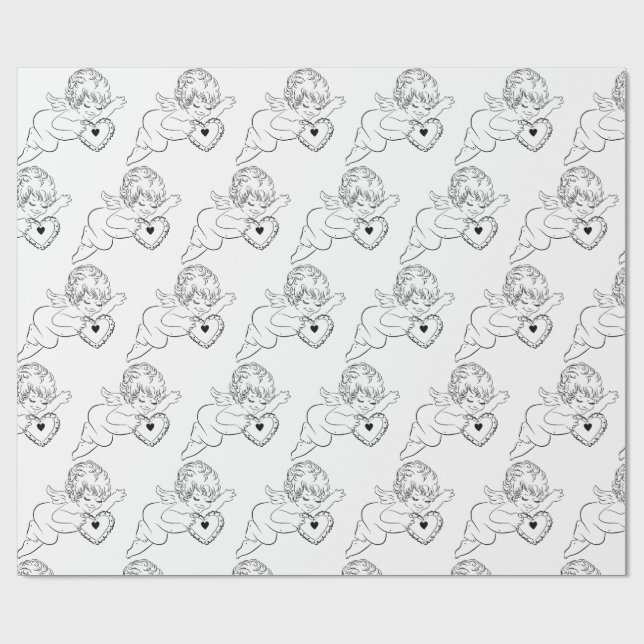 Regalo Papel de ajuste de ángeles (Superficie plana)