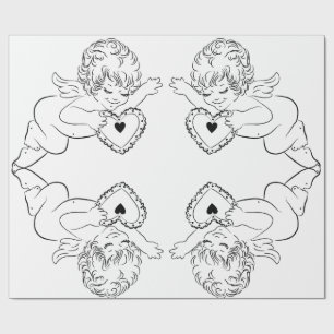 Regalo Papel de ajuste de ángeles