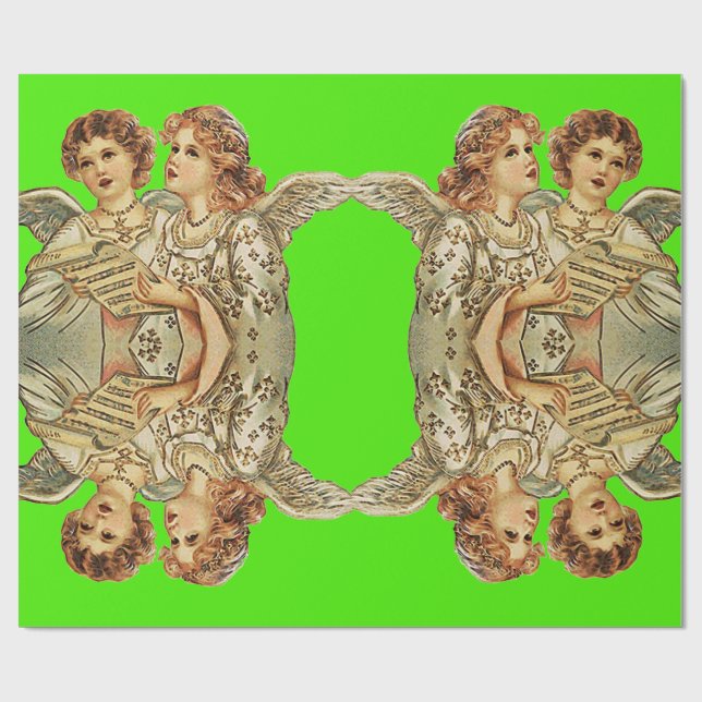 Regalo Papel de ajuste de ángeles (Superficie plana)