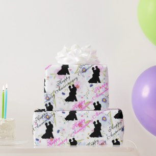 Regalo Papel de ajuste de aniversario