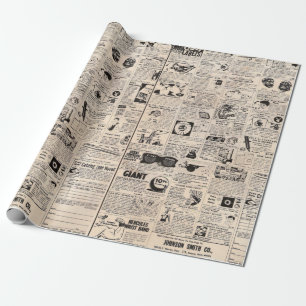 Regalo Papel de ajuste de anuncios clasificados de histor