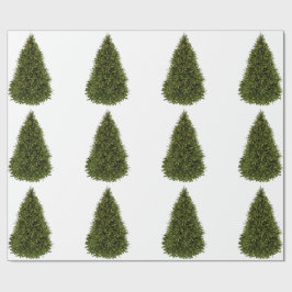 Regalo Papel de ajuste de árbol de Navidad
