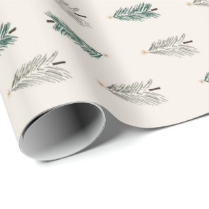 Regalo Papel de ajuste de árbol de Navidad