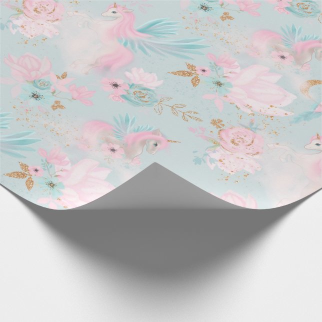 Regalo Papel de ajuste de Baby Shower (Esquina)