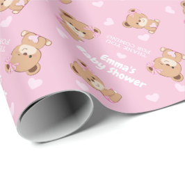 Regalo Papel de ajuste de Baby Shower con Stroller para C