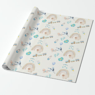Regalo Papel de ajuste de Baby Shower Niños bebés