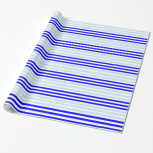 Regalo Papel de ajuste de banda azul