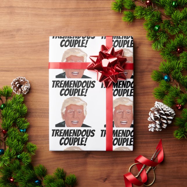 Regalo Papel de ajuste de BODA DONALD TRUMP (Regalo de vacaciones)