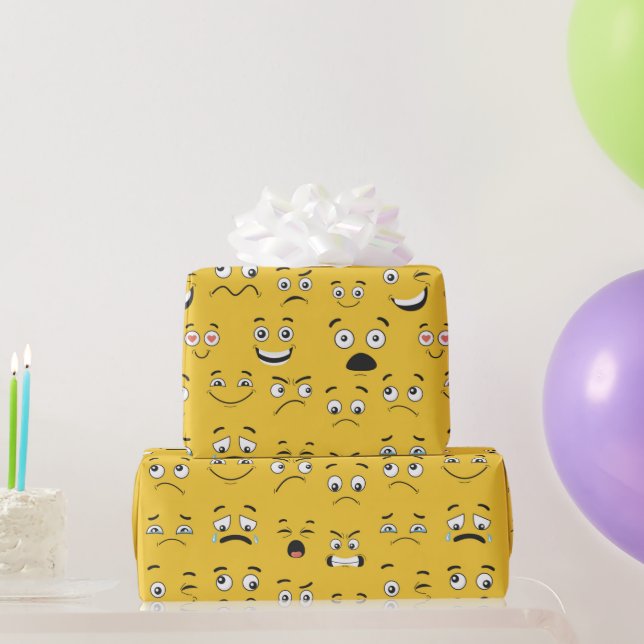 Regalo Papel de ajuste de caras divertidas (Regalos de fiesta)