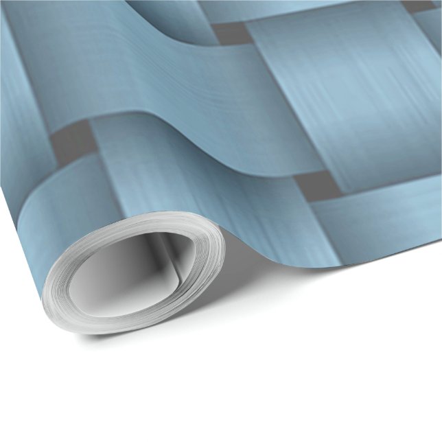 Regalo Papel de ajuste de cinta azul cielo (Esquina del rollo)