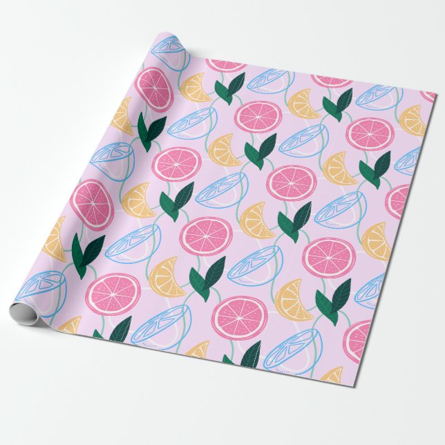 Regalo Papel de ajuste de cítricos (Desenrollado)