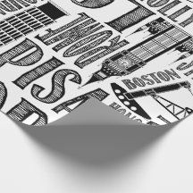 Papel de ajuste de ciudades del mundo