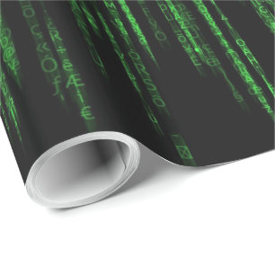 Regalo Papel de ajuste de código de matriz 1