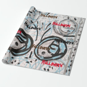Regalo Papel de ajuste de colección de arte de Halloween