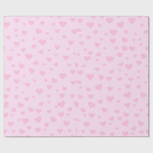 Regalo Papel de ajuste de corazón rosado