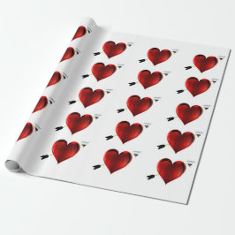 Regalo Papel de ajuste de corazones