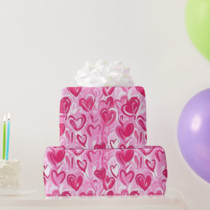 Regalo Papel de ajuste de corazones precoces