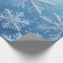 Papel de ajuste de cristales de nieve