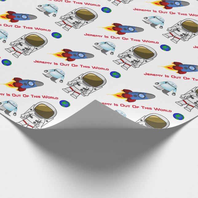 Regalo Papel de ajuste de cumpleaños del Personalizado de (Esquina)