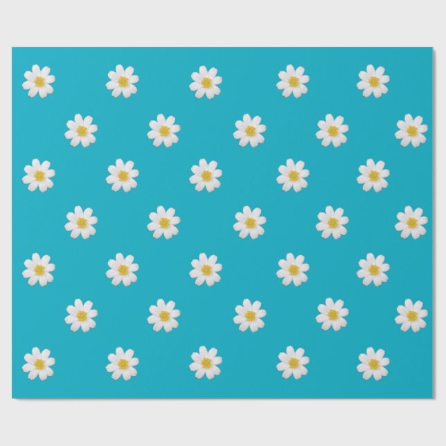 Regalo Papel de ajuste de Daisy Brights (Superficie plana)