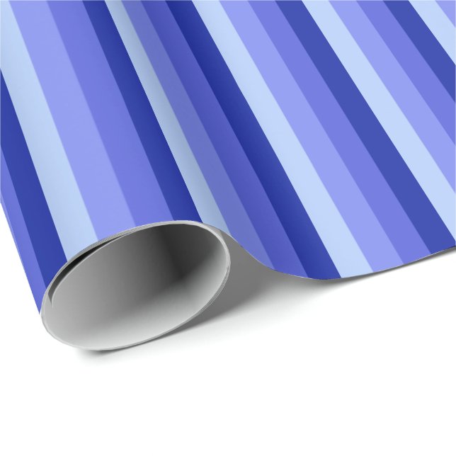Regalo Papel de ajuste de días azules (Esquina del rollo)