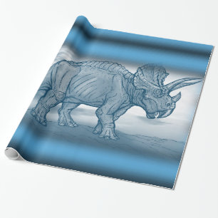 Regalo Papel de ajuste de dinosaurios