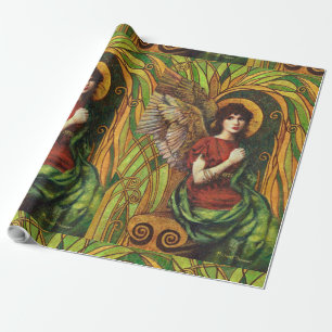Regalo Papel de ajuste de diseño de ángel decorativo
