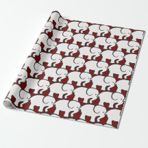 Papel de ajuste de diseño de elefantes blancos