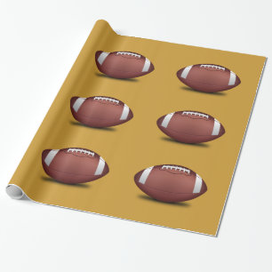 Regalo Papel de ajuste de diseño de fútbol