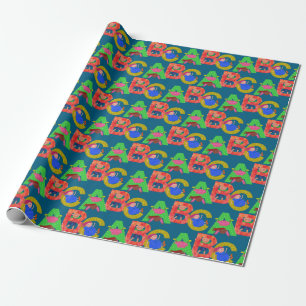 Regalo Papel de ajuste de diseño para niños ABC