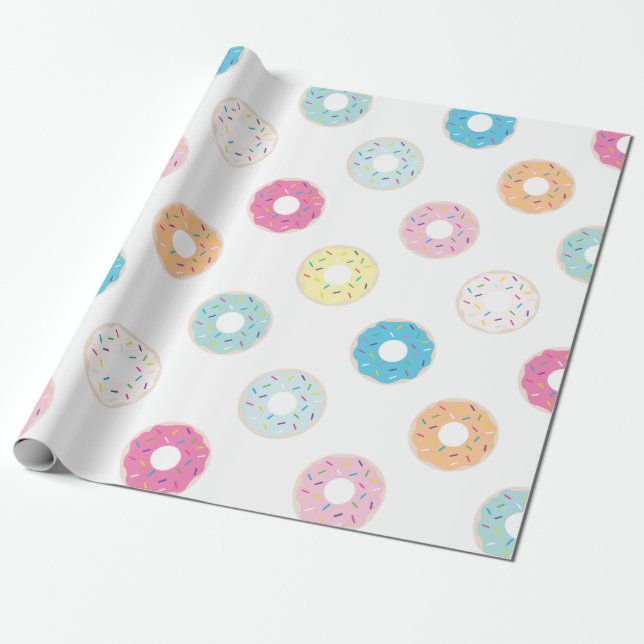 Regalo Papel de ajuste de donut (Desenrollado)