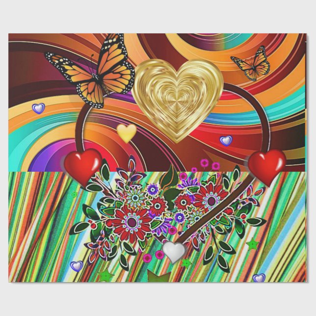 Regalo Papel de ajuste de el día de San Valentín (Superficie plana)