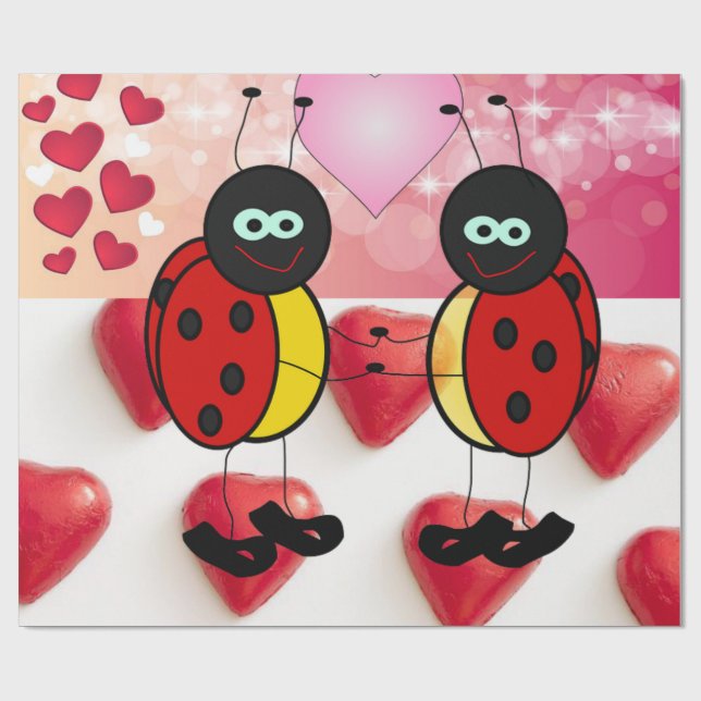 Regalo Papel de ajuste de el día de San Valentín (Superficie plana)