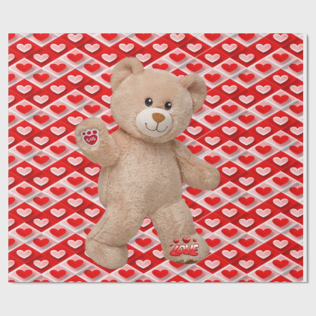 Regalo Papel de ajuste de el día de San Valentín (Superficie plana)