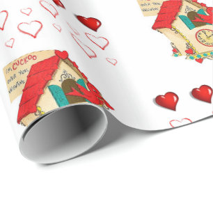 Regalo Papel de ajuste de el día de San Valentín