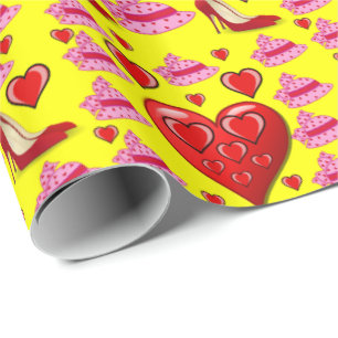 Regalo Papel de ajuste de el día de San Valentín