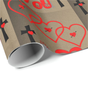 Regalo Papel de ajuste de el día de San Valentín