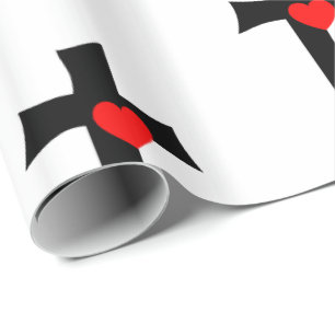 Regalo Papel de ajuste de el día de San Valentín