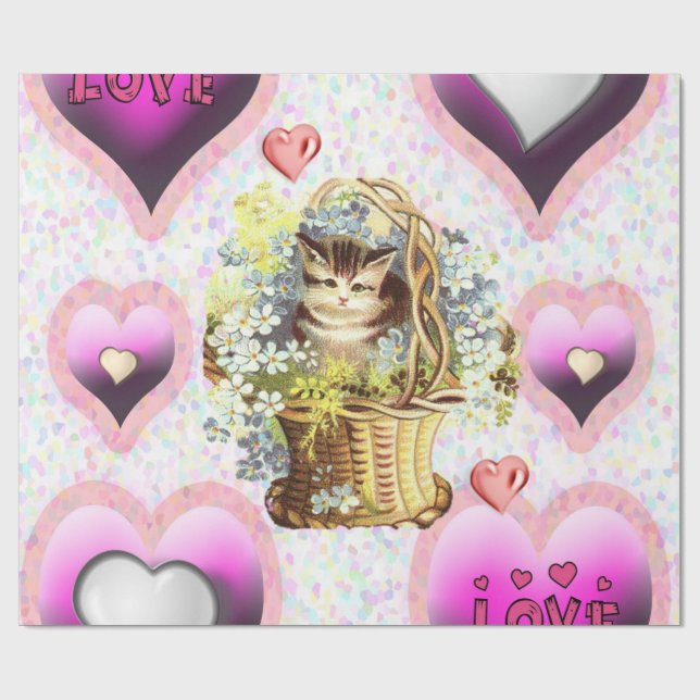 Regalo Papel de ajuste de el día de San Valentín (Superficie plana)