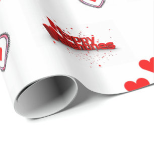 Regalo Papel de ajuste de el día de San Valentín