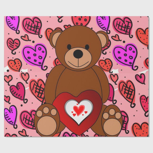 Regalo Papel de ajuste de el día de San Valentín (Superficie plana)