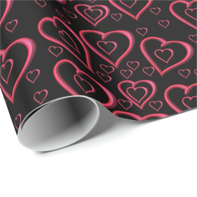 Regalo Papel de ajuste de el día de San Valentín (Esquina del rollo)