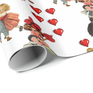 Regalo Papel de ajuste de el día de San Valentín