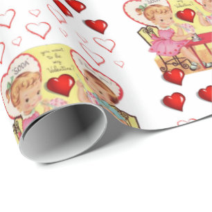 Regalo Papel de ajuste de el día de San Valentín