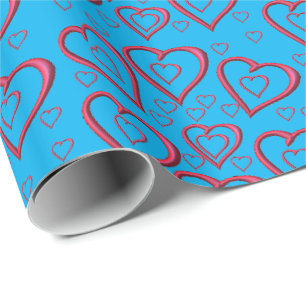 Regalo Papel de ajuste de el día de San Valentín
