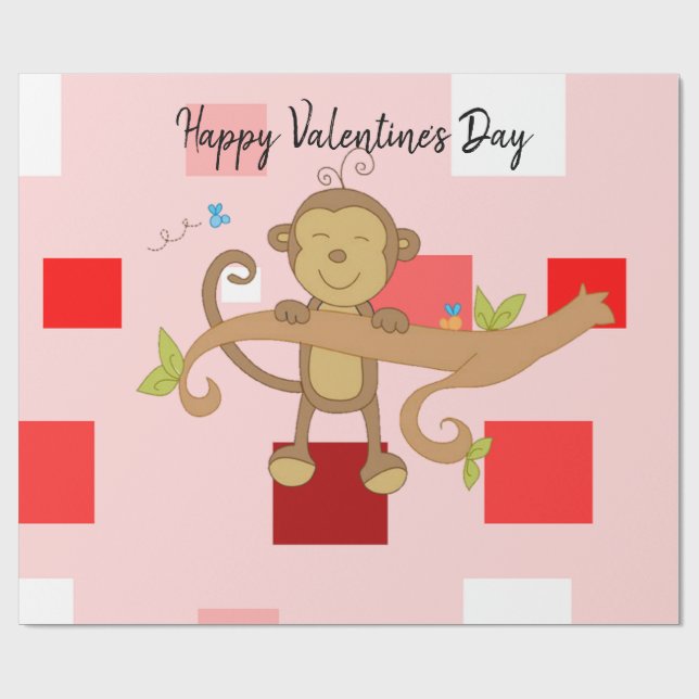 Regalo Papel de ajuste de el día de San Valentín (Superficie plana)